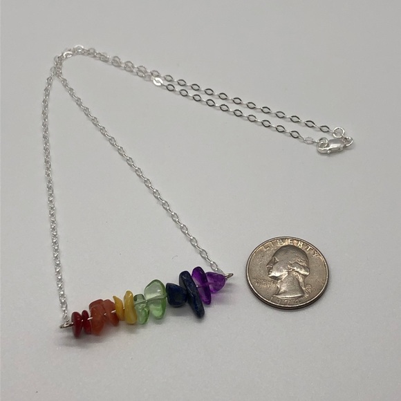🎁LGBTQ Bee Supportive Sterling Silver Necklace - Picture 4 of 8